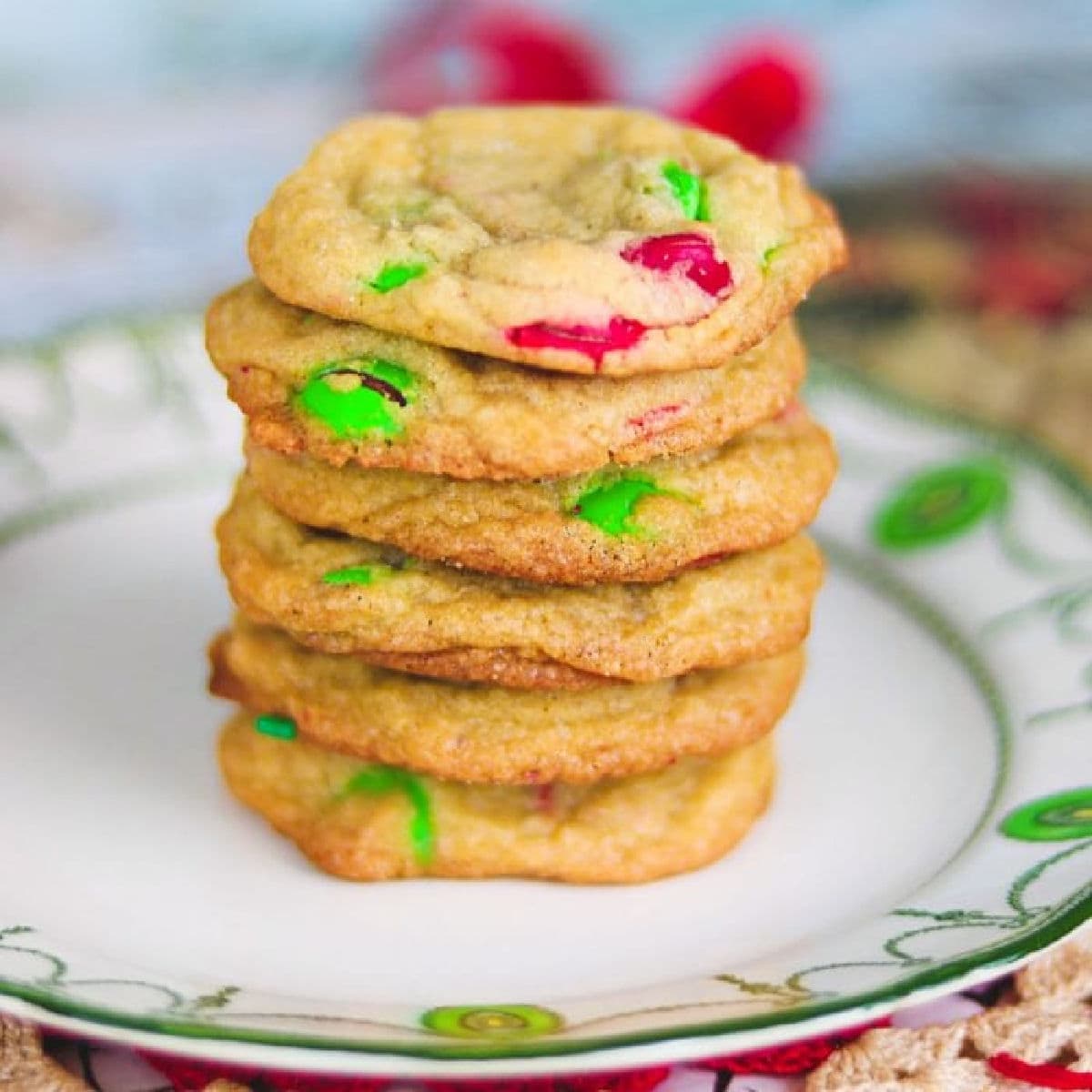 Big Peanut Butter M&M Cookies — Let's Dish Recipes
