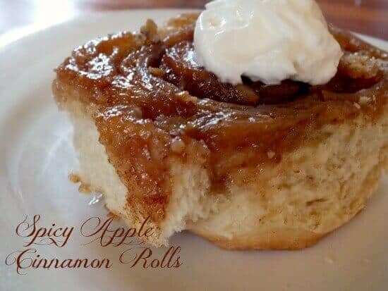 spicy apple cinnamon rolls