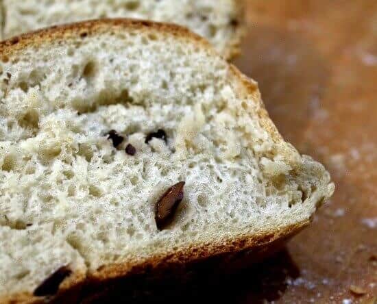 kalamata olive bread horizontal