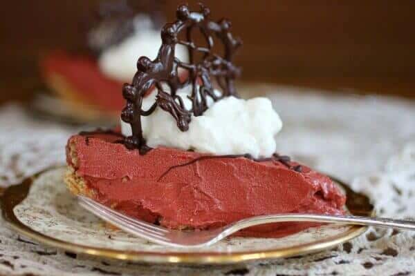 red velvet french silk pie horizontal