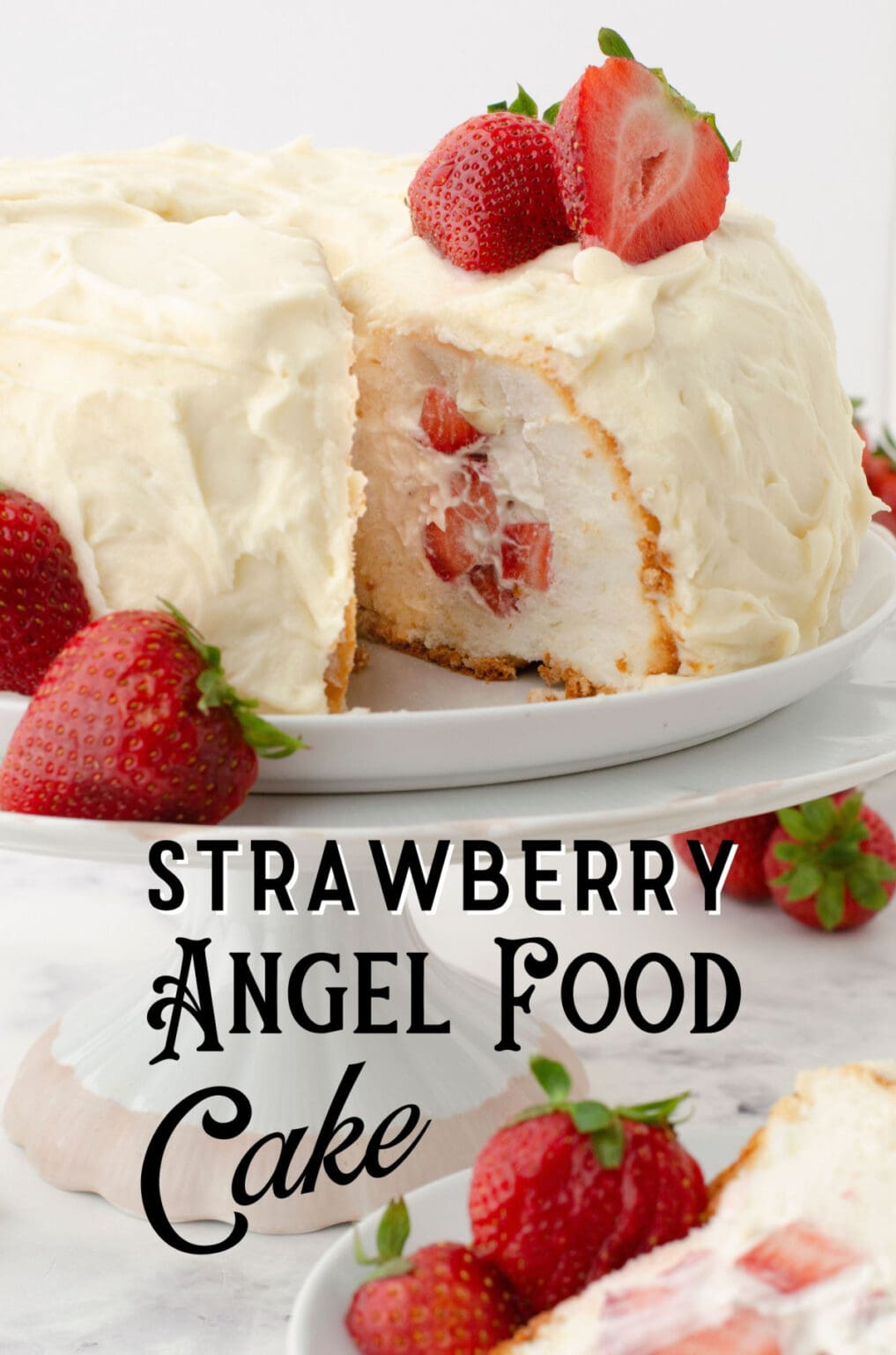 No Bake Strawberry Angel Food Cake Dessert Recipe Restless Chipotle 3186