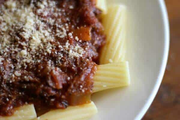 slow cooker beef ragu feat