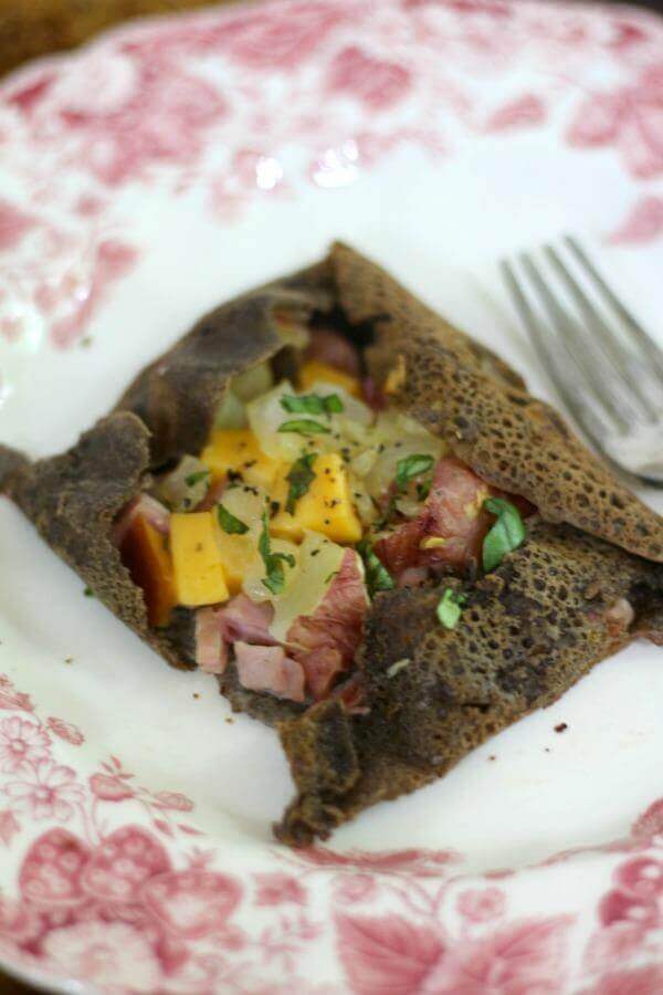 ham and cheese crepes  reduced