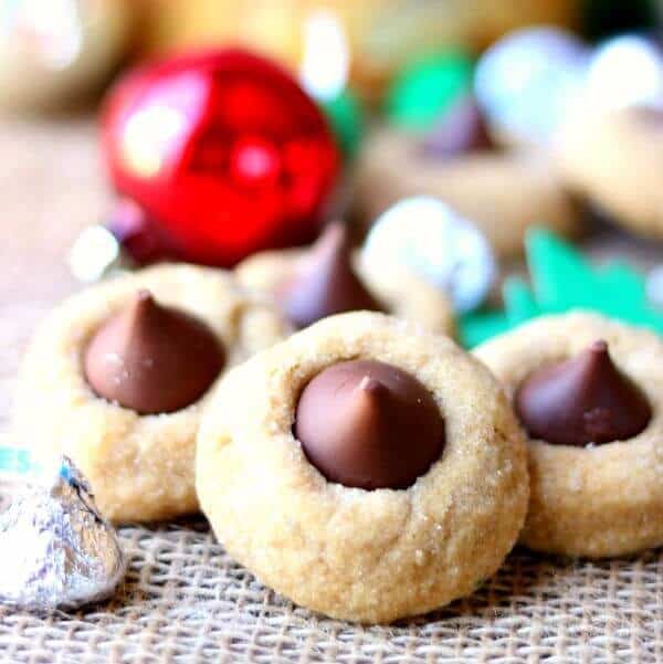 Peanut Butter Hershey Kiss Cookies image