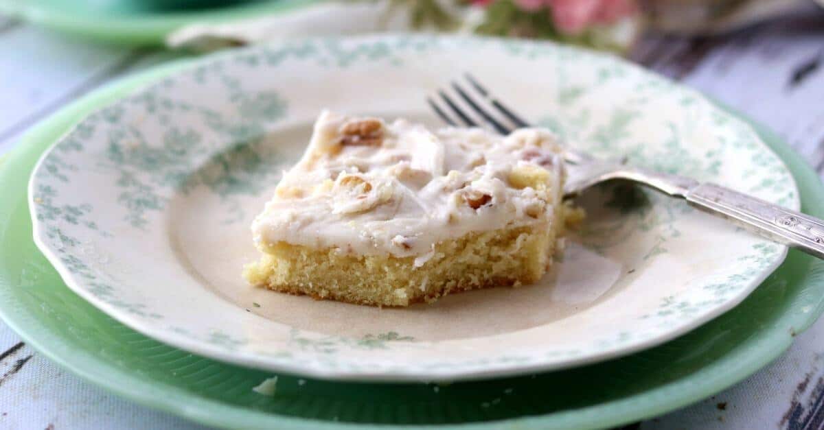 White Texas Sheet Cake Recipe | Restless Chipotle