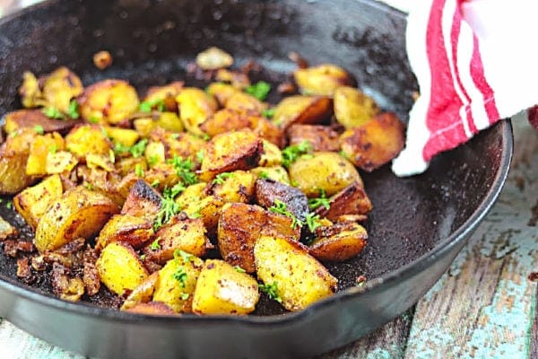 Super Seasoned Pan Fried Potatoes