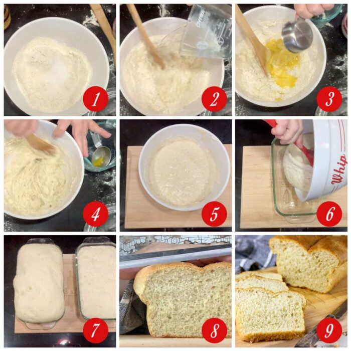 No Knead Sandwich Bread Quick Batter Method Restless Chipotle