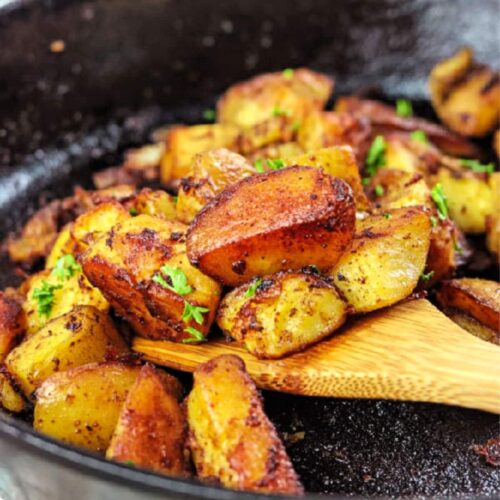 Simple Skillet Roasted Potatoes