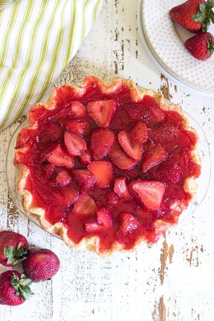 Shoney's Strawberry Pie (with Jello) - Restless Chipotle