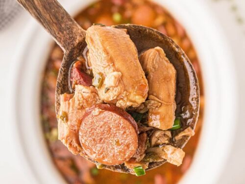 Slow Cooker Chicken and Sausage Gumbo