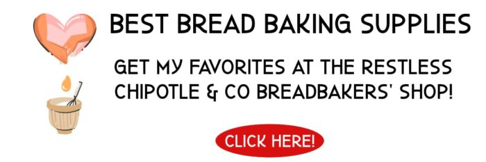Linked ad for breadbaking supplies on Amazon.