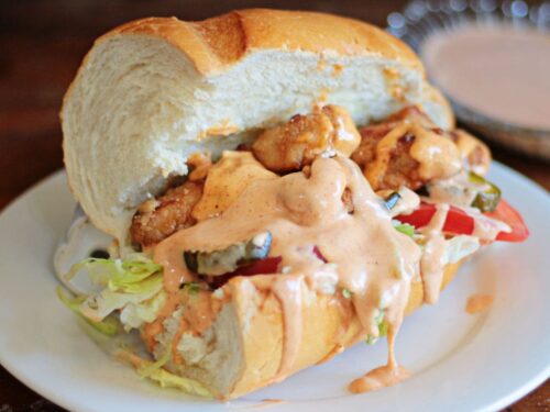 Fried Chicken PoBoy Recipe with Homemade Remoulade