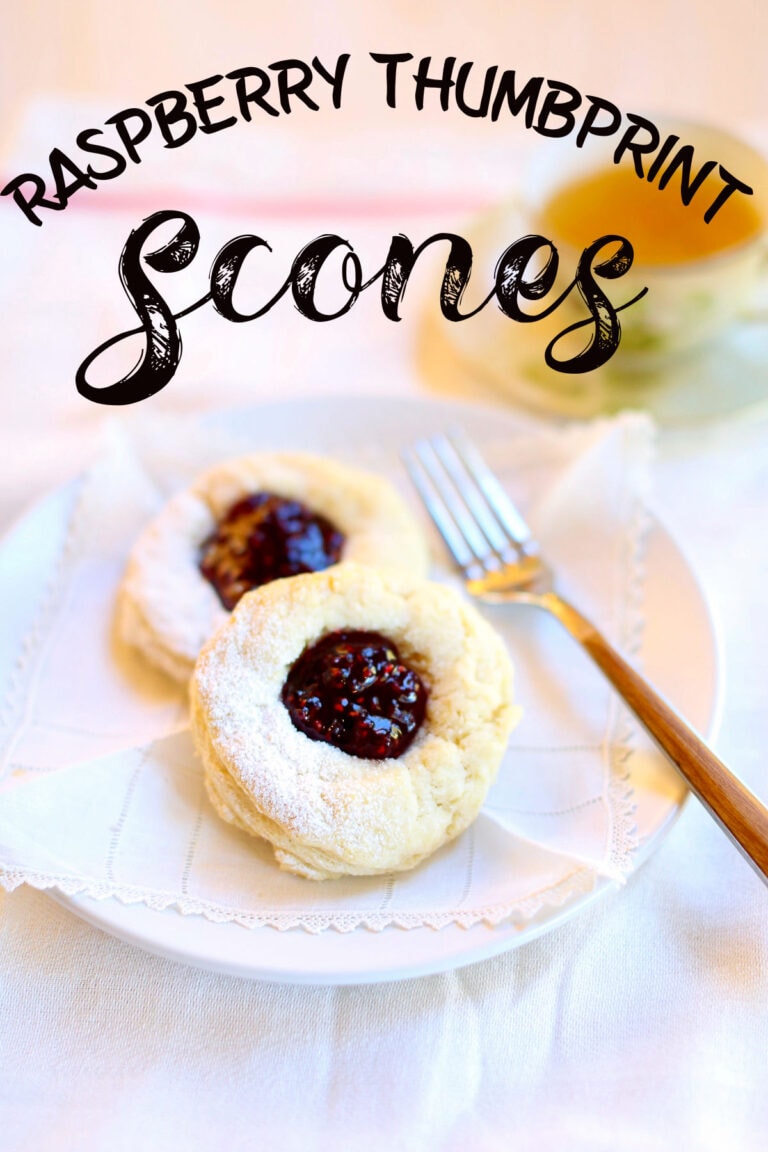 Starbucks Copycat Raspberry Thumbprint Scones - Restless Chipotle