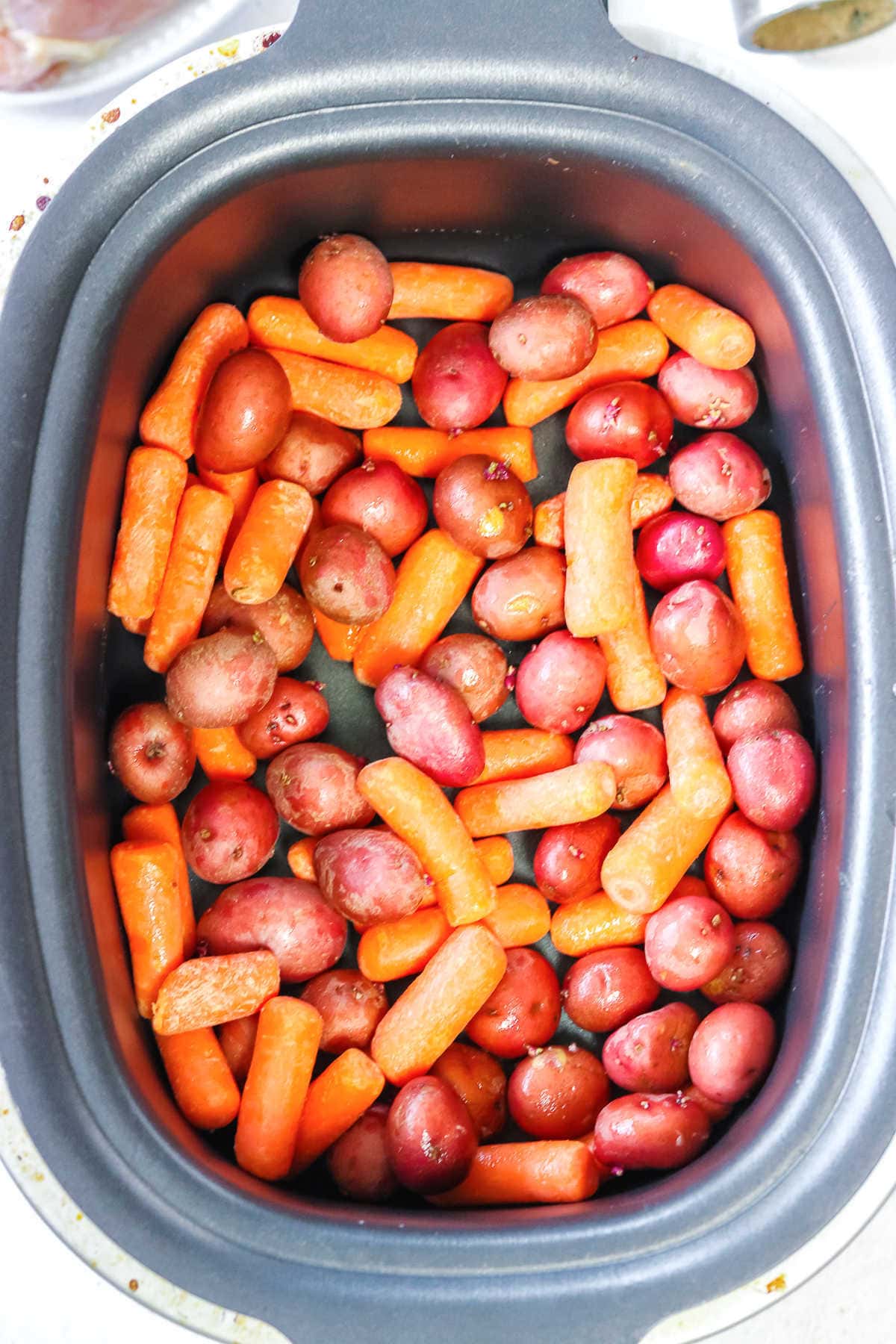 Slow Cooker/Crock Pot Ranch Carrots