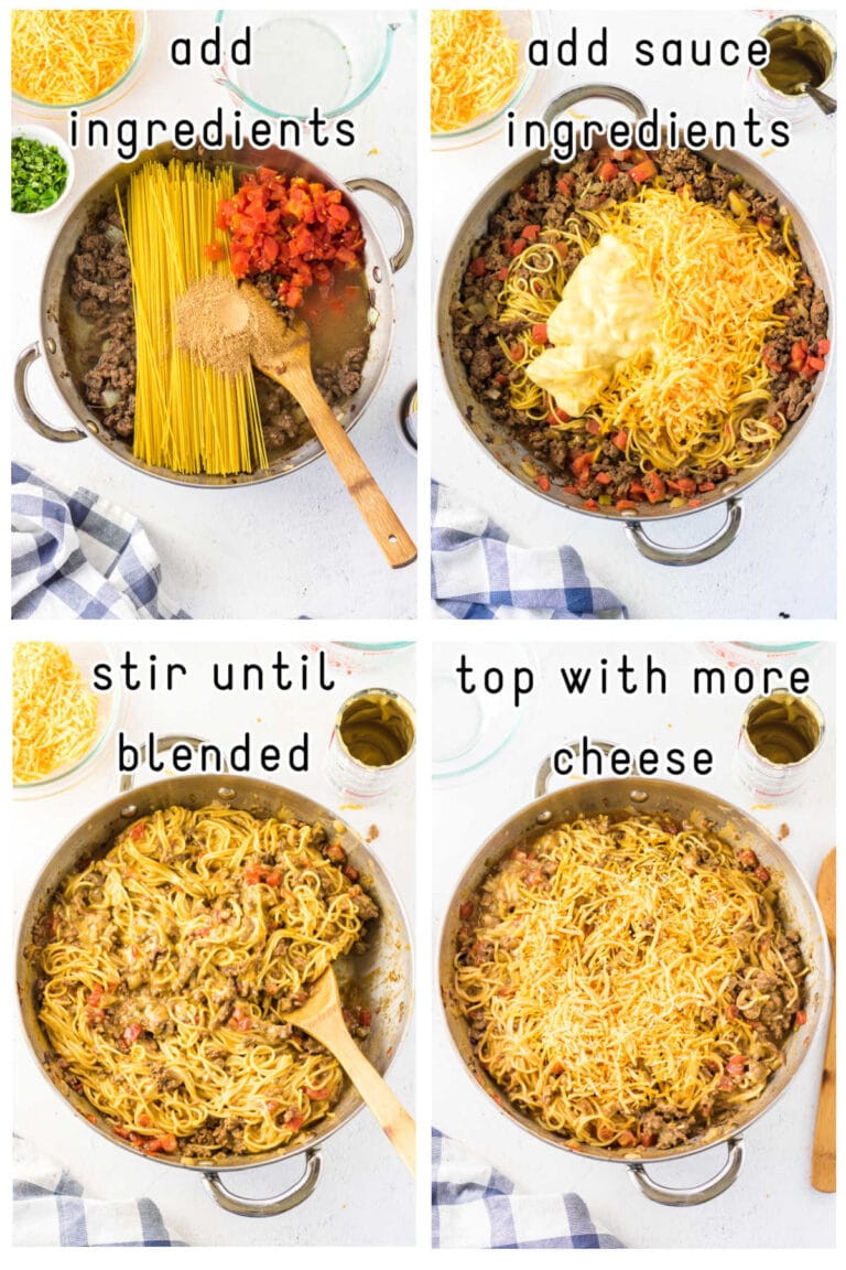 Easy One Pot Taco Spaghetti (Quick Weeknight Meal) - Restless Chipotle