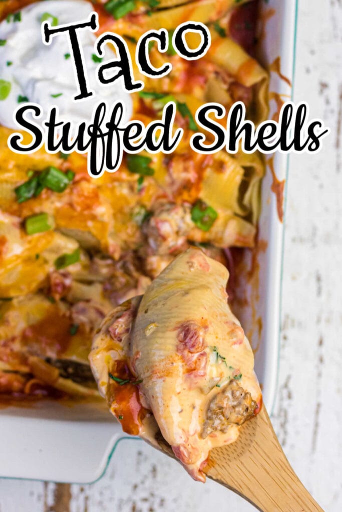 Easy Taco Stuffed Shells With Homemade Queso Restless Chipotle
