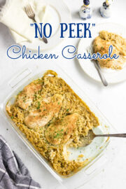 Easy No Peek Chicken and Rice with Onion Soup Mix - Restless Chipotle