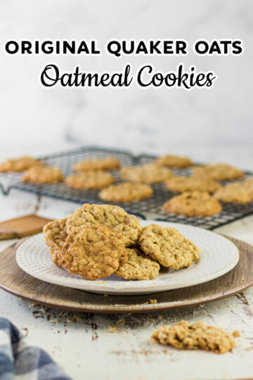 Quaker Famous Oatmeal Cookies (Original 1950 Recipe) - Restless Chipotle