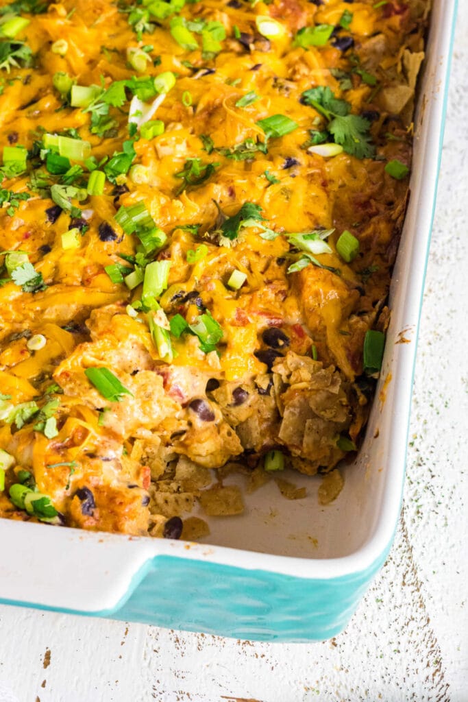 Easy Chicken Taco Casserole Recipe With Black Beans Restless Chipotle