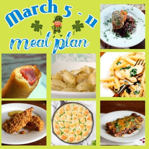 Collage for this meal plan.