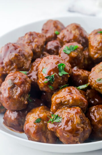 Honey Garlic Meatballs - Restless Chipotle