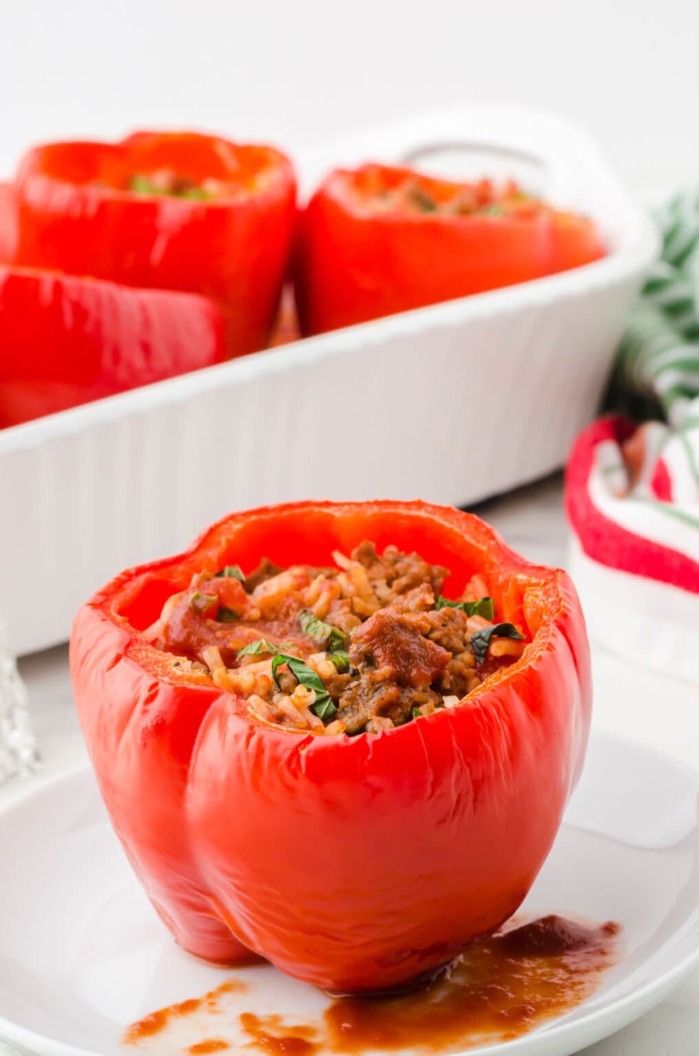 Old Fashioned Stuffed Bell Peppers with Rice and Beef - Restless Chipotle