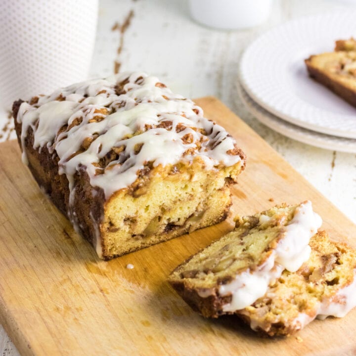 Country Apple Fritter Bread Recipe with Buttery Glaze - Restless Chipotle