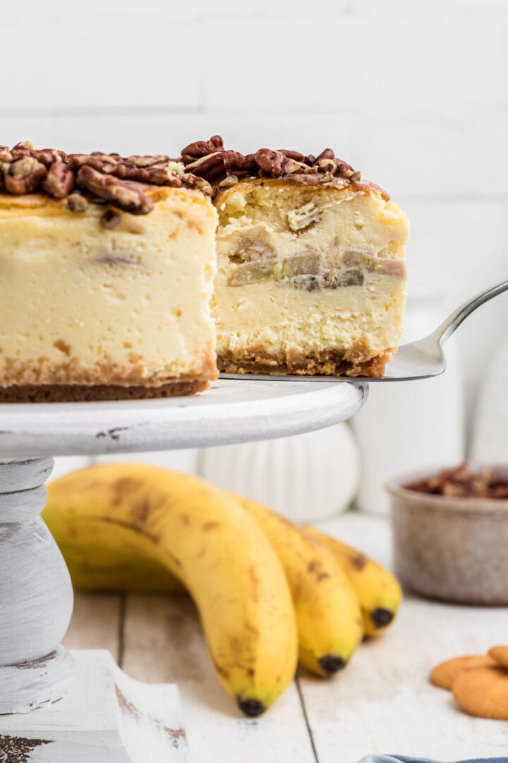 Southern Banana Pudding Cheesecake - Restless Chipotle