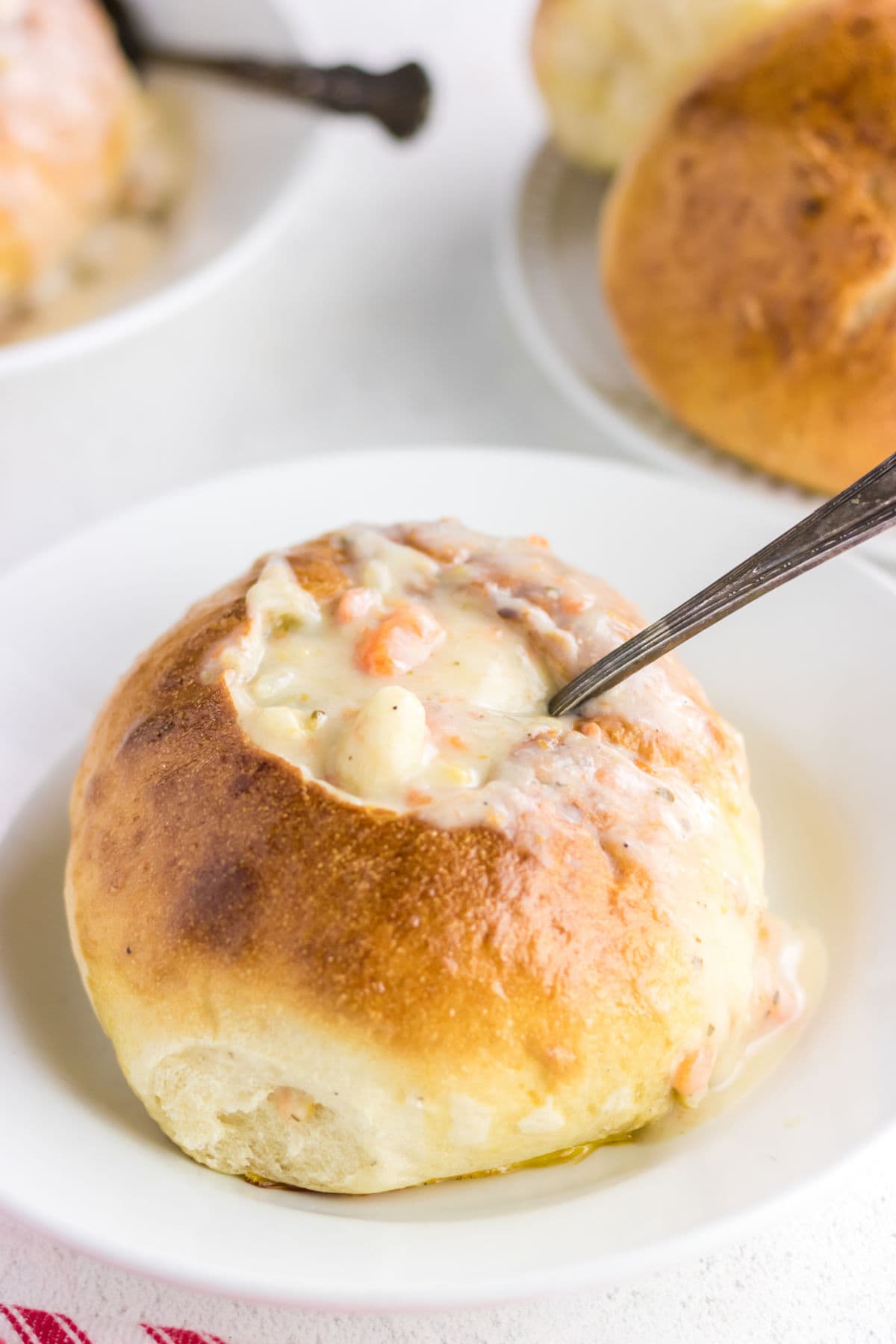 Italian Bread Bowls – Baked by Rachel