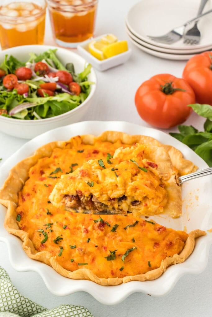 How To Make Southern Tomato Pie Restless Chipotle   Southern Tomato Pie 20 683x1024 