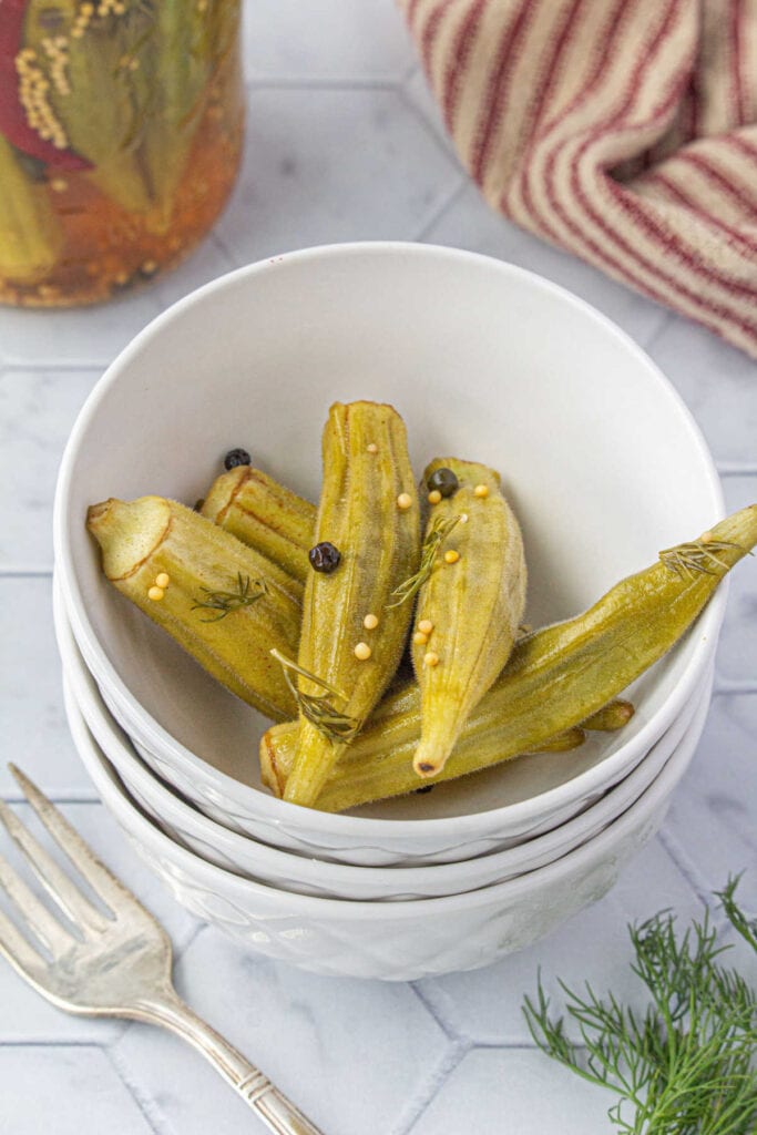 Quick & Easy Refrigerator Pickled Okra (No Canning) Restless Chipotle