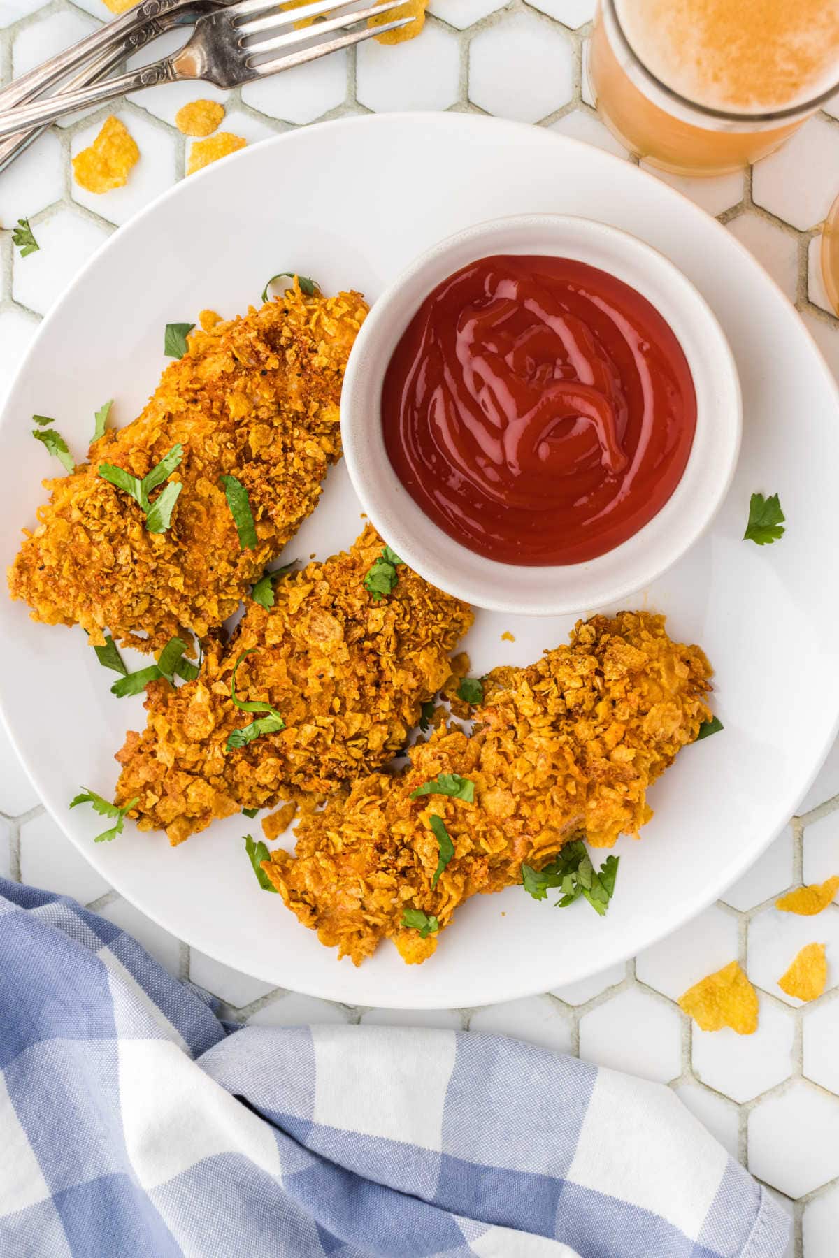 Oven-Baked Cornflake Crusted Crispy Chicken Tenders Nude Pic Hq
