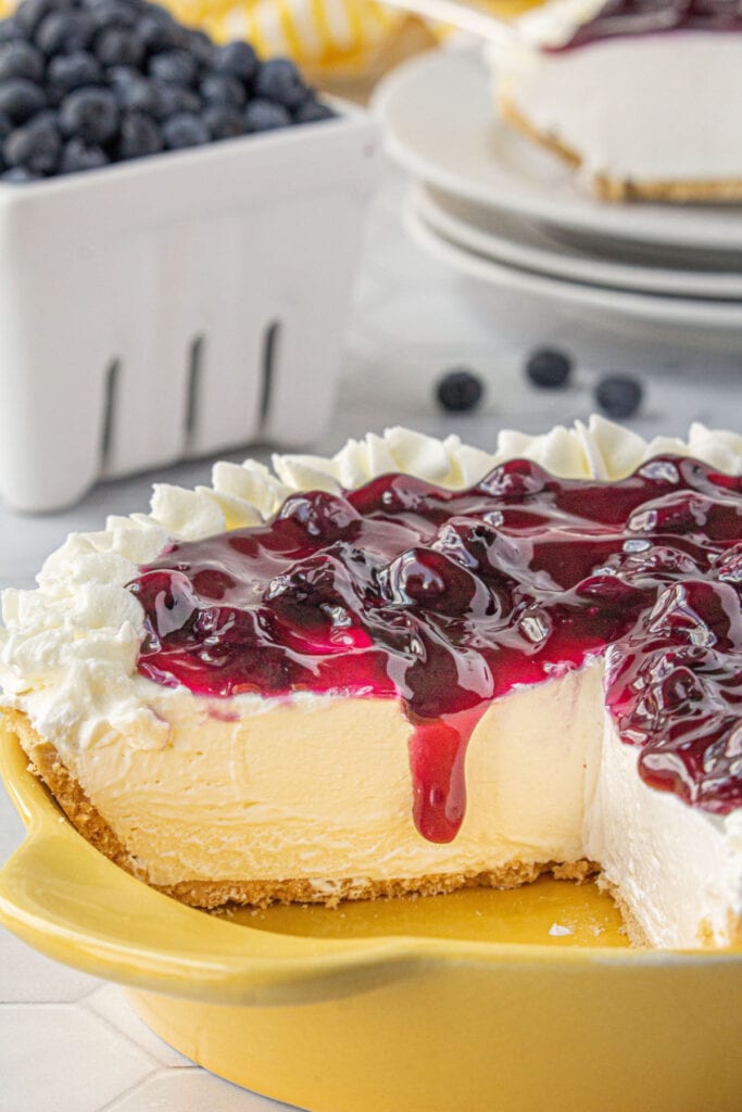 Quick And Easy No Bake Blueberry Cream Cheese Pie Restless Chipotle 0618