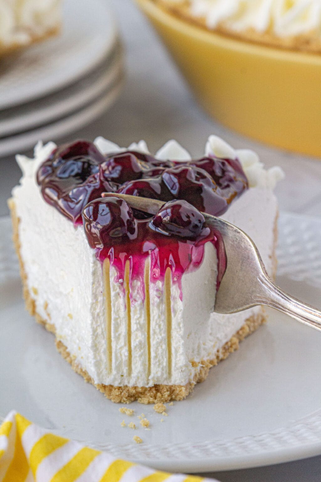 Quick And Easy No Bake Blueberry Cream Cheese Pie Restless Chipotle