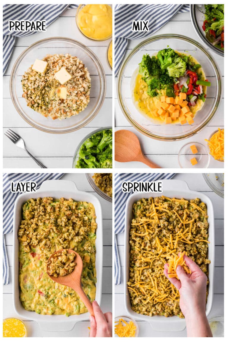 Cheesy Broccoli Stuffing Casserole Side Dish Recipe Restless Chipotle 4818