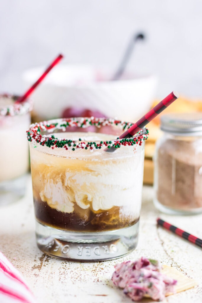 Festive White Russian Christmas Cookie Cocktail - Restless Chipotle