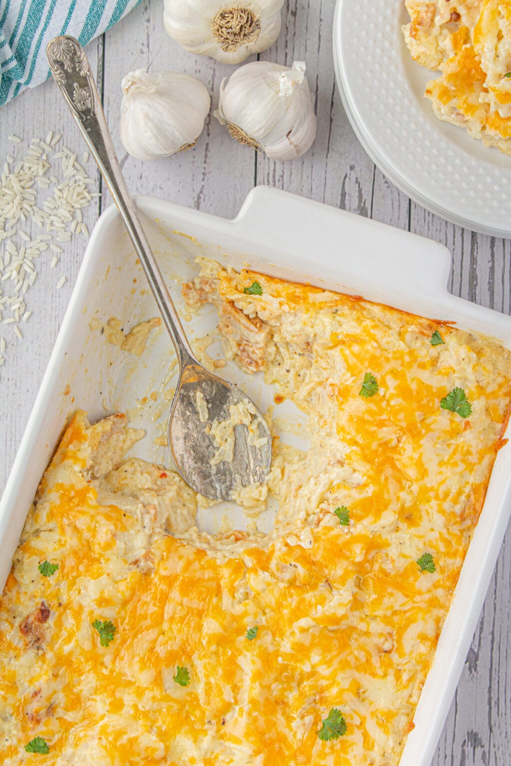 Easy Creamy Angel Chicken and Rice Casserole Recipe - Restless Chipotle