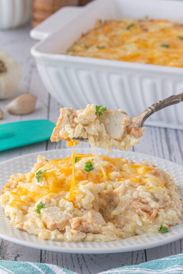 Easy Creamy Angel Chicken And Rice Casserole Recipe - Restless Chipotle