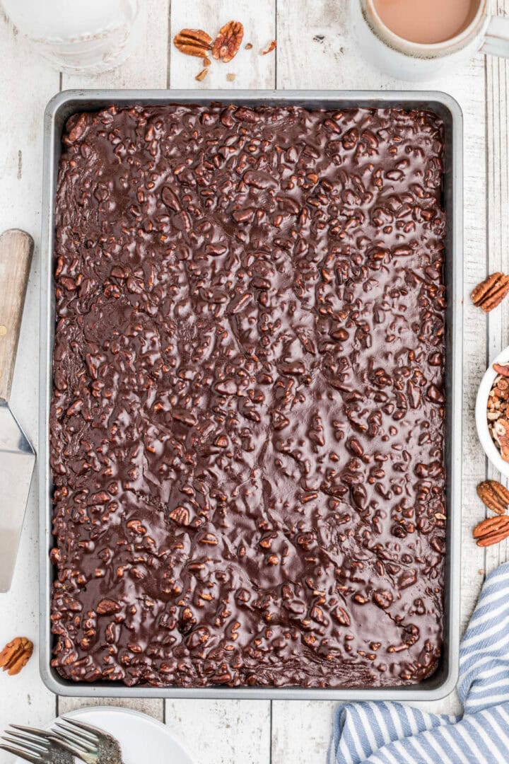 Texas Sheet Cake Recipe - Restless Chipotle