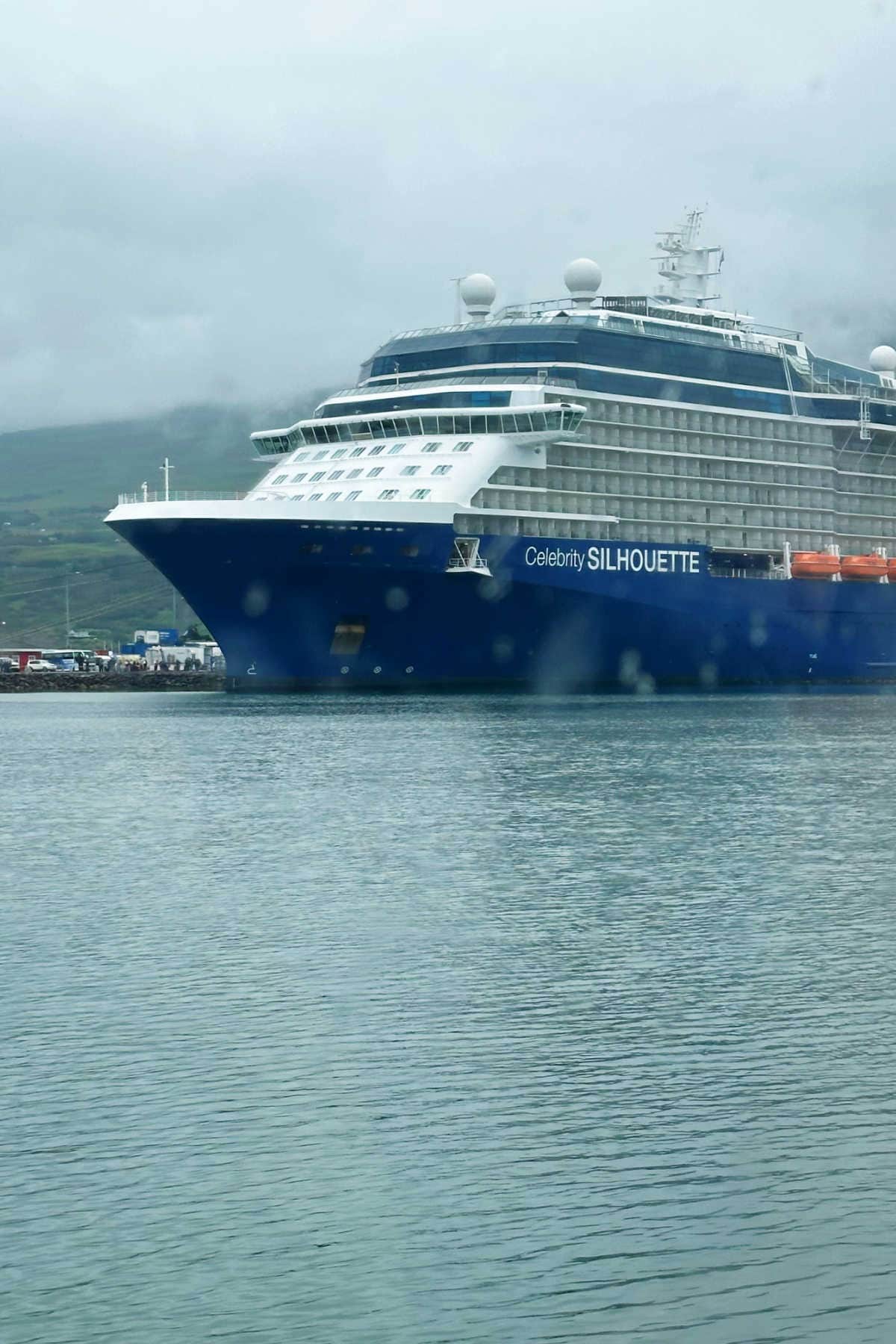 The Celebrity Silhouette cruise ship in port in Iceland. Image by Marye Audet