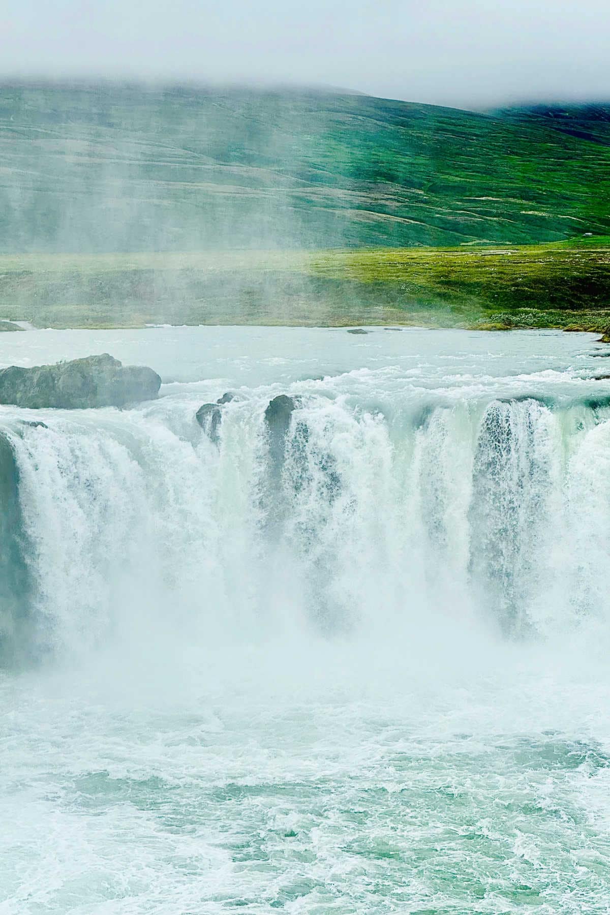 A waterfall in Iceland.