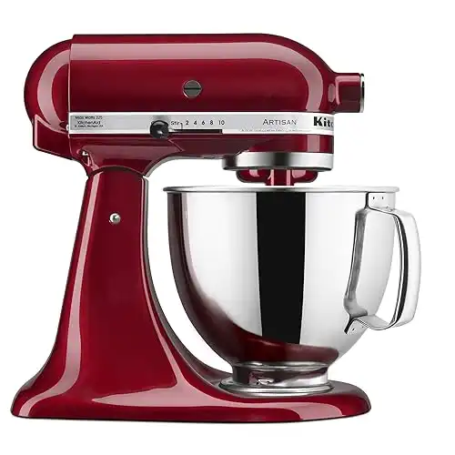 KitchenAid Artisan Stand Mixer, 5 quart, Grenadine