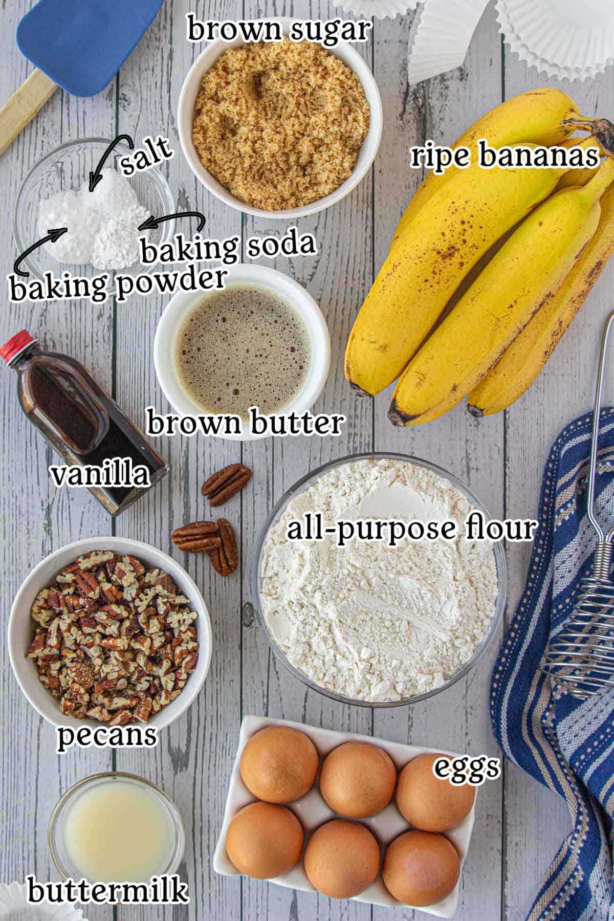 The recipe ingredients with text overlay.